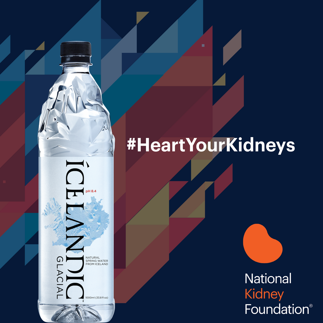 National Kidney Foundation Announces  Partnership with Icelandic Glacial